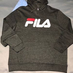 Fila Men's Sweatshirt Hoodie With Drawstring Athletic Performance Training L NWT